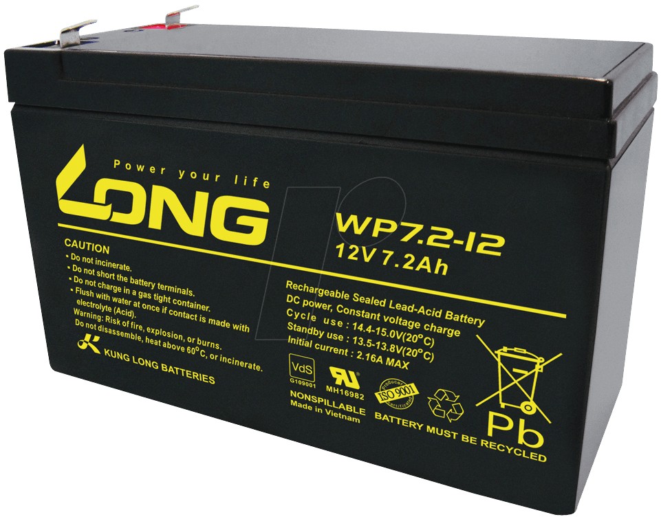 LONG 12V7A UPS Battery فروشگاه دنیای باتری