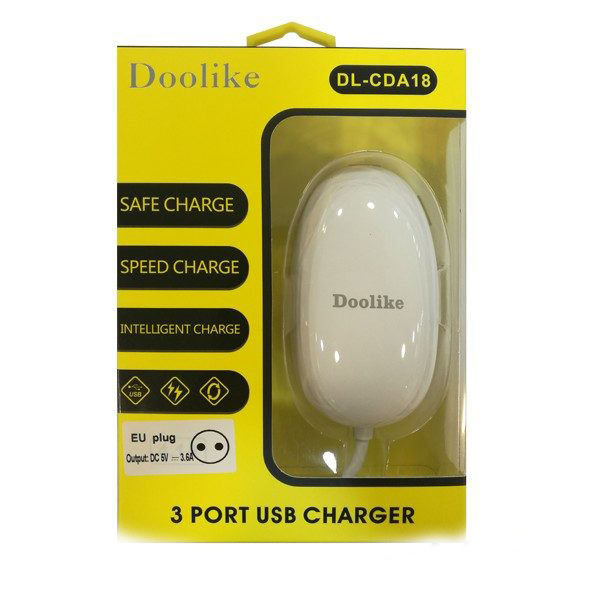 شارژر دولایک Doolike DL-CDA18 3 USB