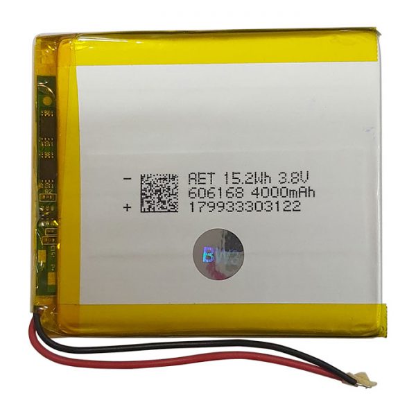 باتری لیتیوم پلیمری 606168P (1)
